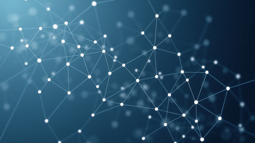 인간의 뇌 신경망처럼 복잡하게 얽혀 있으나 질서가 있는 정보 연결망 이미지